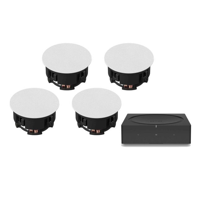 Sonos In-Ceiling Sound System (2 Pair)