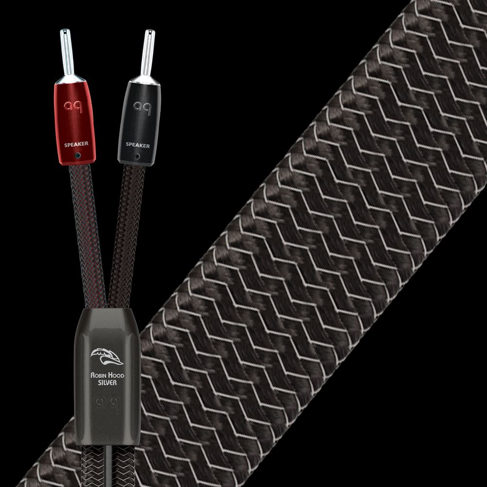 AUDIOQUEST ROBIN HOOD SILVER PREPARED SPEAKER CABLES
