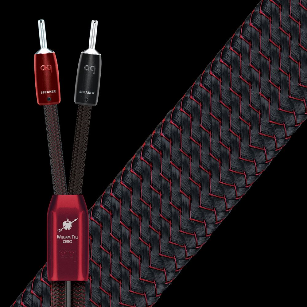AUDIOQUEST WILLIAM TELL ZERO PREPARED SPEAKER CABLES