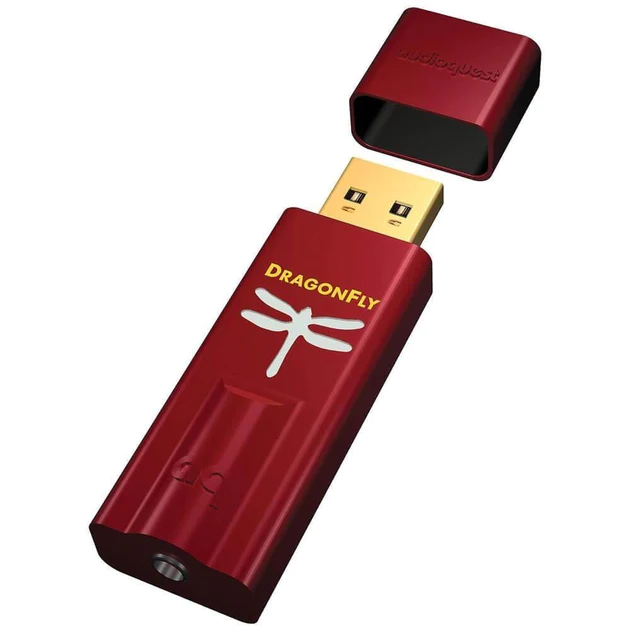 AUDIOQUEST - DRAGONFLY RED - USB DAC + PREAMP + HEADPHONE AMP